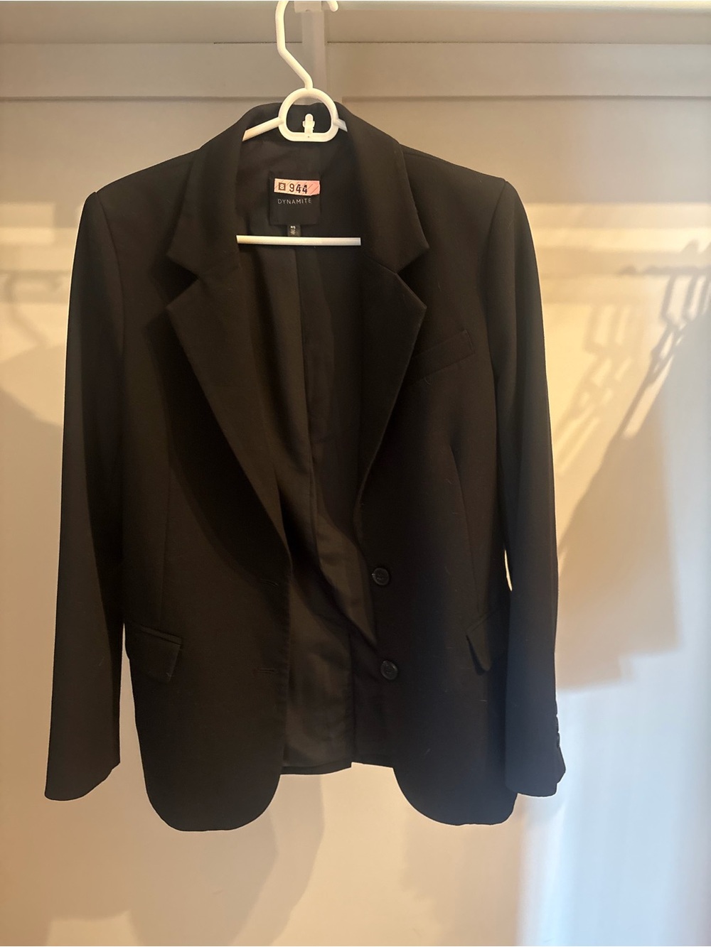 Dynamite Black Tailored Blazer Jacket